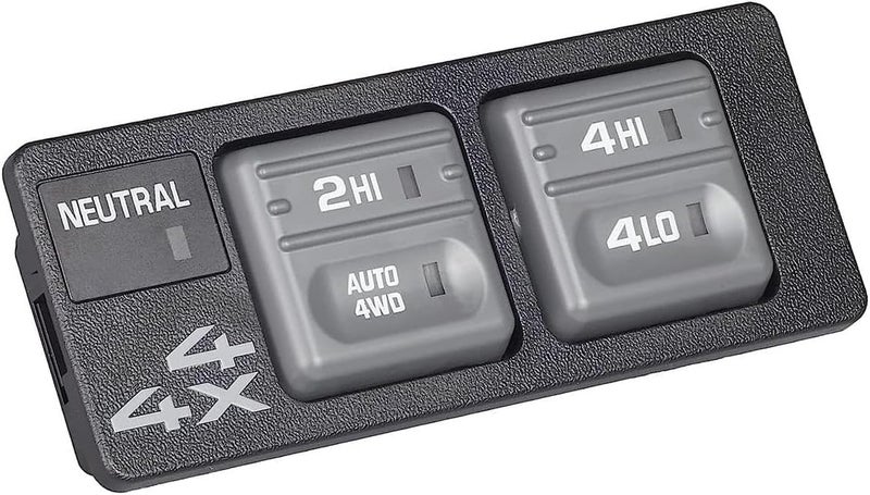 SOAESCN 4WD Switch for 1998-2000 Chevy Tahoe Suburban GMC K1500 K2500 K3500 Yukon Pickup,Cadillac Escalade 4x4 Four Wheel Drive Transfer Case Selector Switch, 15027104, 19168765, 901130, 1S4235, TCA36 - Image 2